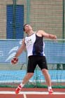 Nicholas Percy winner of the discus at the Scottish Championships, Scotstoun  Stadium, Glasgow.